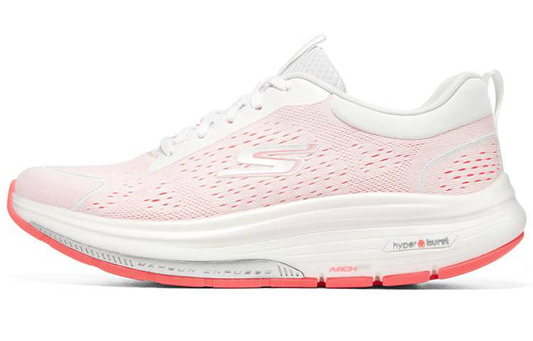 Skechers Go Walk Workout Walker Low top Walking Shoes Women's White Pink