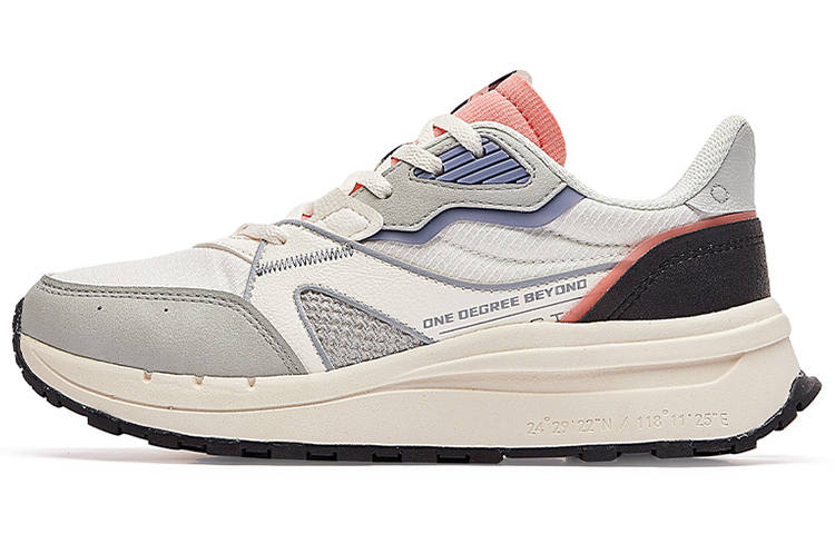 361° Vintage Culture Cushioning Slip Resistant Low top Sports Casual Shoes Women's White Gray