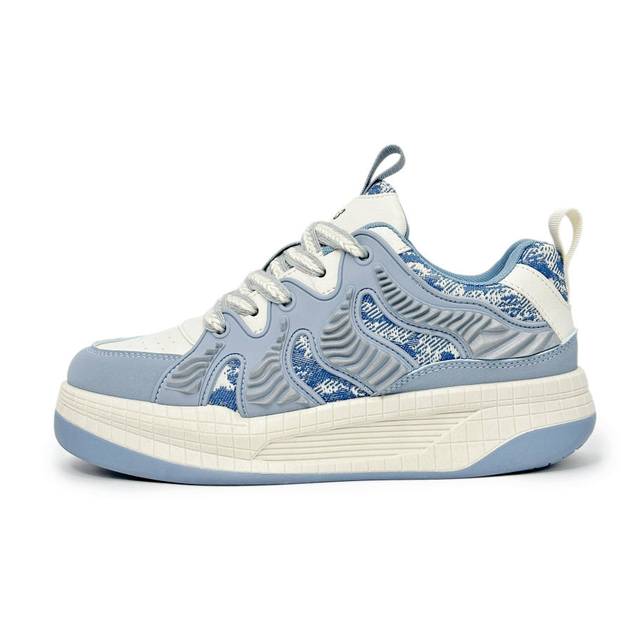 SLnU★3 Slip Resistant Abrasion Resistant Low top Casual Shoes Men's Blue