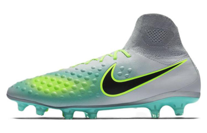 Nike Nike Magista Obra 2 Soccer Shoes Men's High Top Gray/Green