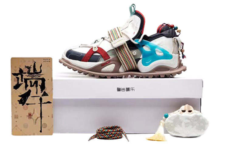 Li-Ning Li Ning Cushioning Slip Resistant Abrasion Resistant Low top Sports Casual Shoes Men's White