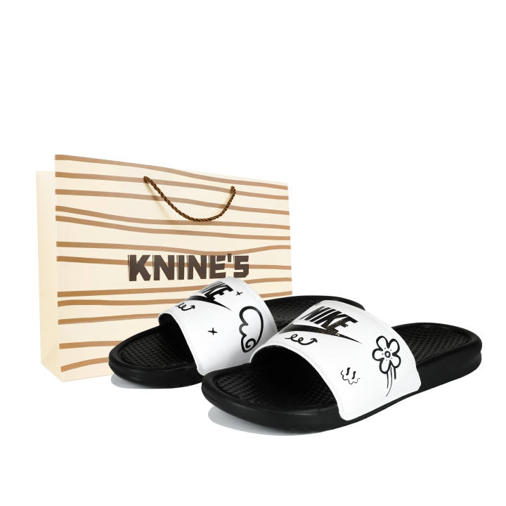 Nike Nike Benassi JDI Slide Slippers Unisex Black White