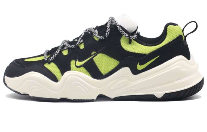 Nike Nike Tech Hera Abrasion Resistant Low top Casual Shoes Unisex Cream Green