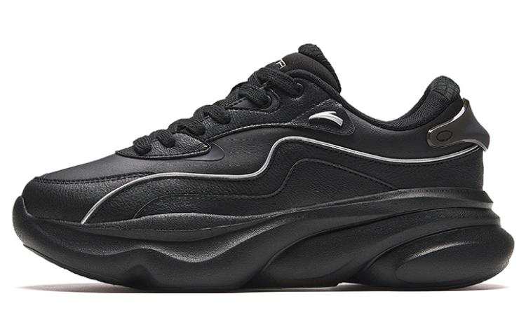 Anta Fabric Abrasion Resistant Abrasion Resistant Low top Casual Shoes Women's Black