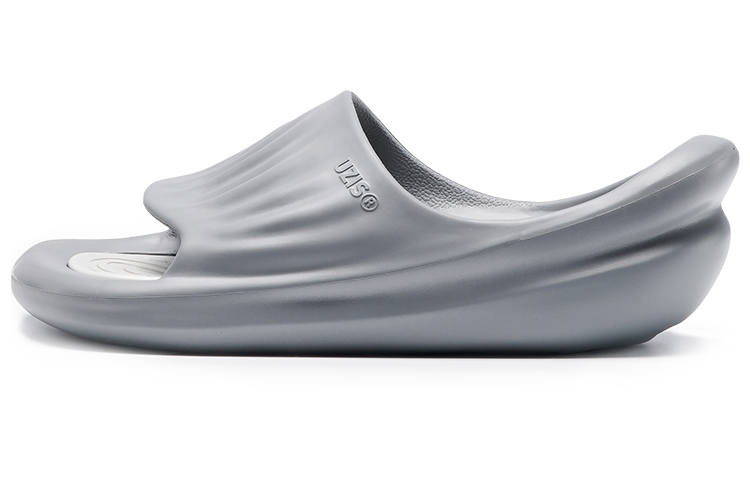 UZIS Quiet Slide Slippers Unisex Lava Gray