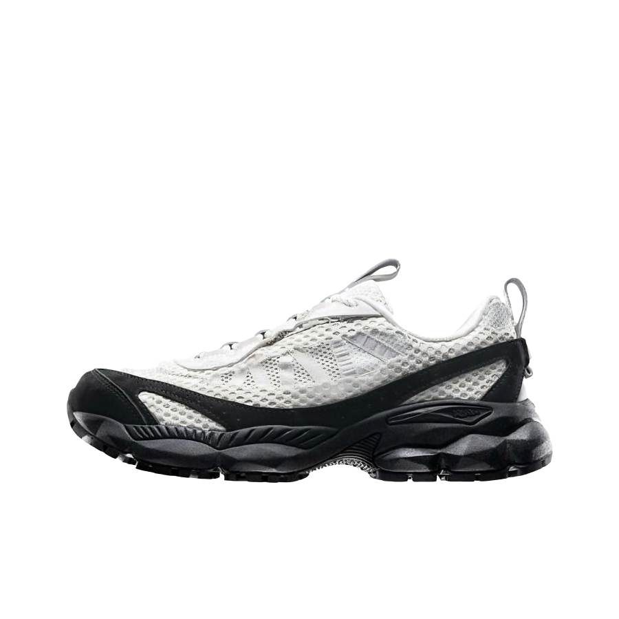 Anta Cushioning, Wear Resistant Low top Casual Shoes Women's Ivory White/Black