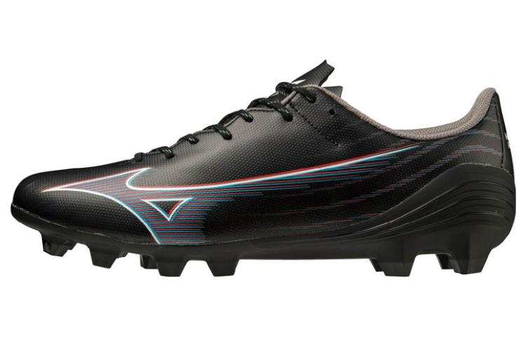 Mizuno Lace Up AG Artificial Ground FG Firm Ground Slip Resistant Abrasion Resistant Soccer Shoes Men's Black