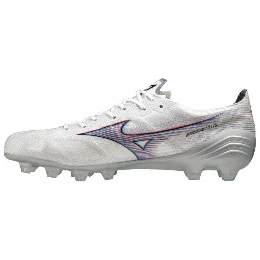 Mizuno Alpha Soccer Shoes Unisex White Red