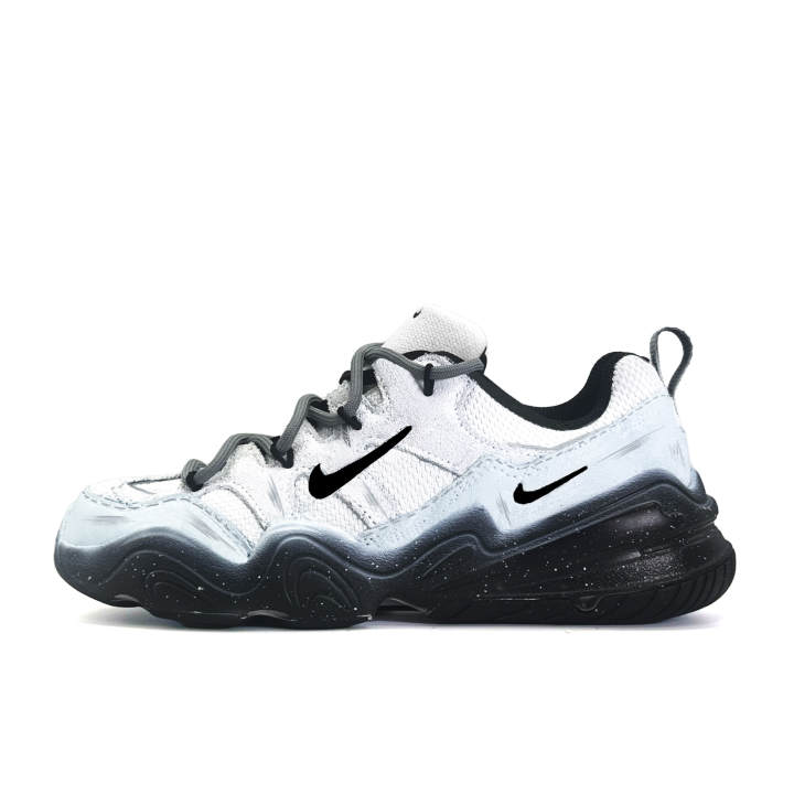 Nike Nike Tech Hera Mist Concealment Abrasion Resistant Low top Casual Shoes Unisex White
