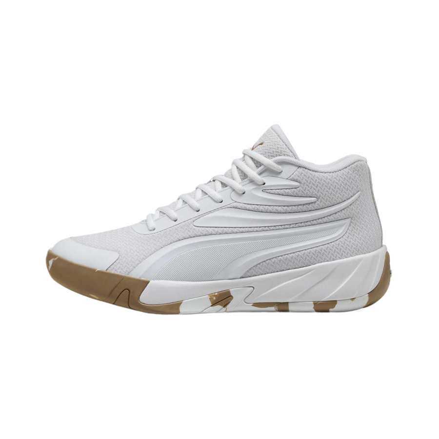 PUMA Wear resistant And Lightweight Mid top Casual Shoes Unisex White