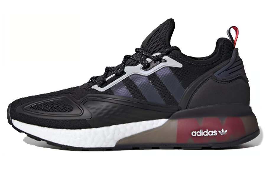 Adidas Originals Adidas Zx 2K Boost Black Iridescent Shock Red