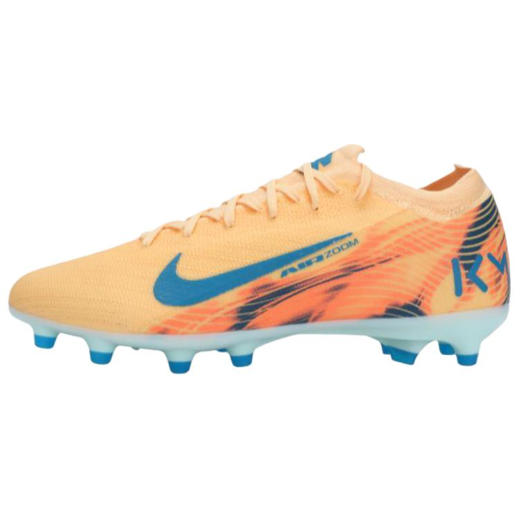 Nike Nike VAPOR 16 PRO AG Artificial Ground Fabric Abrasion Resistant Soccer Shoes Unisex Orange Blue