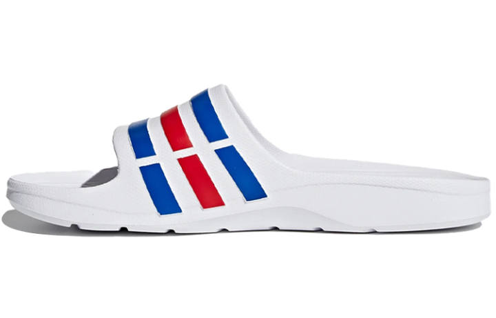 Adidas Adidas Duramo Slides 'White Blue Red'