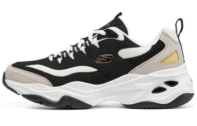 Skechers D'Lites 4.0 Textile, Split Cow Leather, Artificial Leather Cushioning Abrasion Resistant