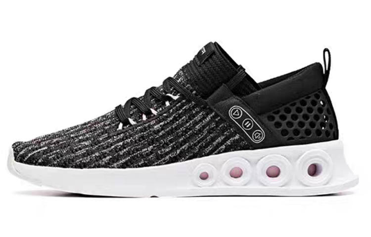 Anta Energy Ring Technology Cushioning Slip Resistant Abrasion Resistant Breathable Low top Casual Shoes Women's Black
