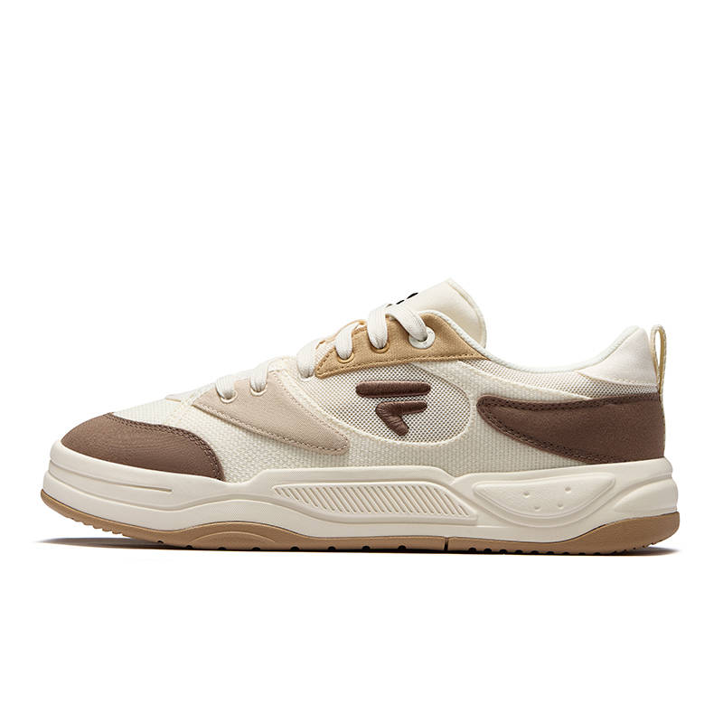 FILA FUSION BANK II DX CVS Cool Skateboard Shoes 2DX Canvas Edition Low top Casual Shoes Men's Reindeer Brown