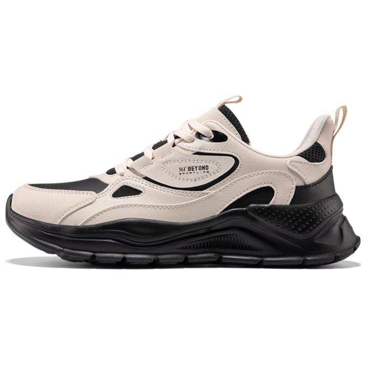 361° Abrasion Resistant Lightweight Low top Casual Shoes Women's Beige Black