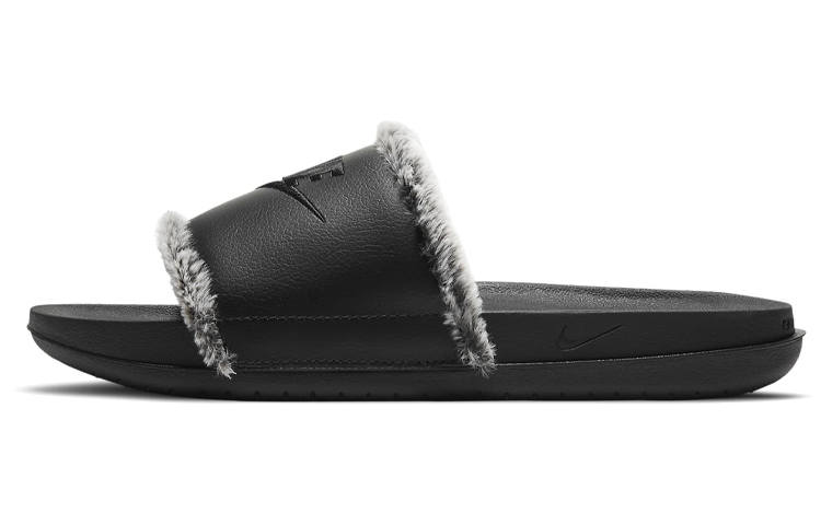 Nike Nike OffCourt Leather Slide 'Black Fur' Women's