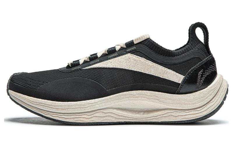 Li-Ning Li Ning Cushioning, Wear Resistant Low top Casual Shoes Unisex Gray Black White