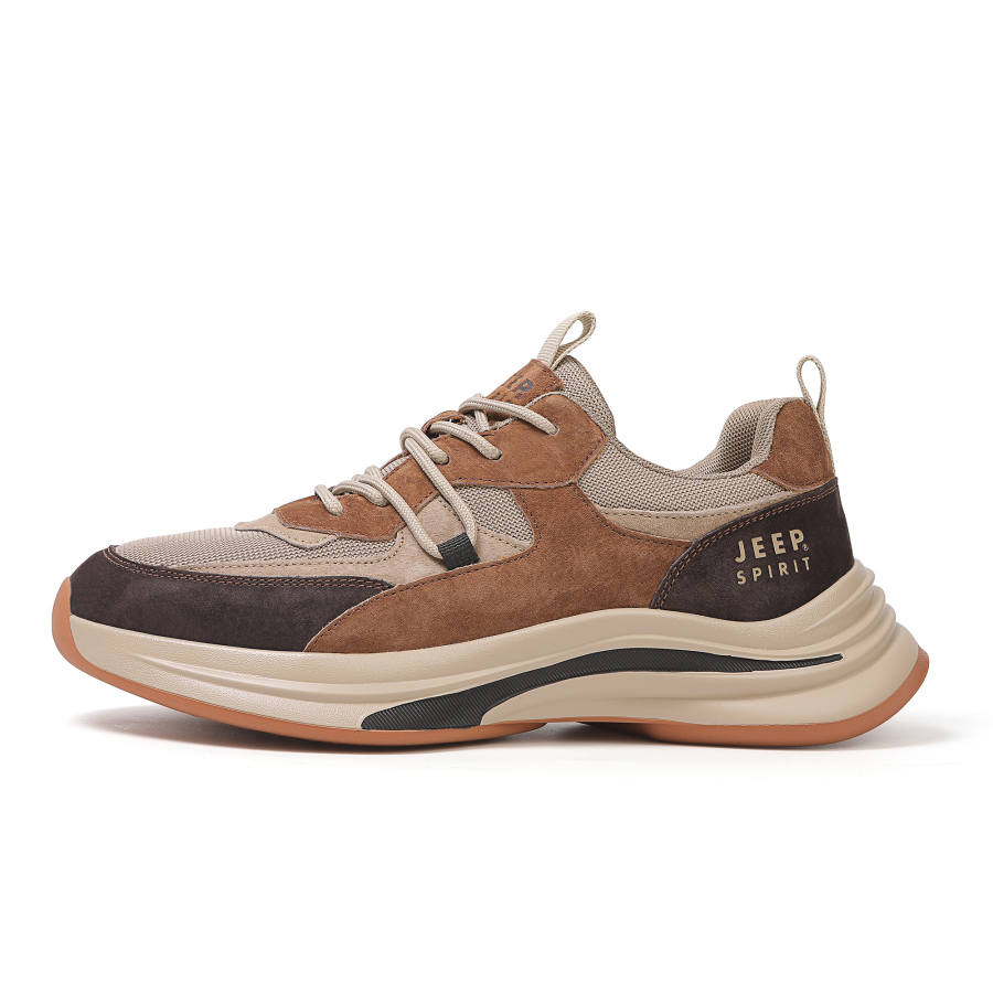 JEEP SPIRIT Low top Casual Shoes Men's Oxide Brown