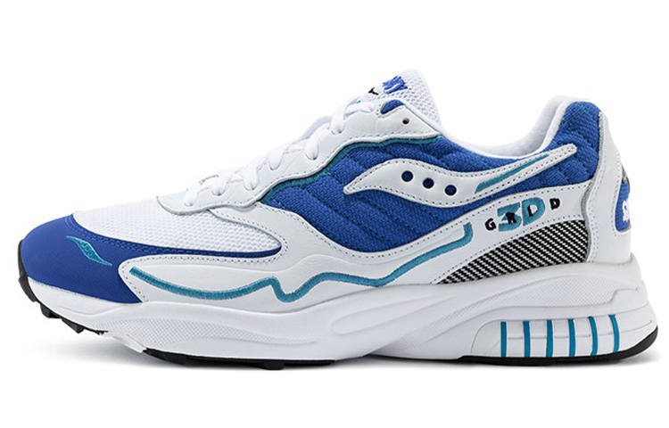 Saucony Saucony 3D Grid Hurricane White Royal