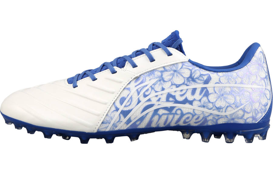 Li-Ning Li Ning Brocade TF Turf Firm Ground, Artificial Turf Soccer Shoes Men's Blue White