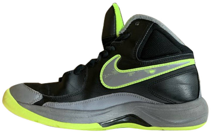 Nike Nike Cushioning Slip Resistant Abrasion Resistant High top Casual Shoes Men's Black Gray Green