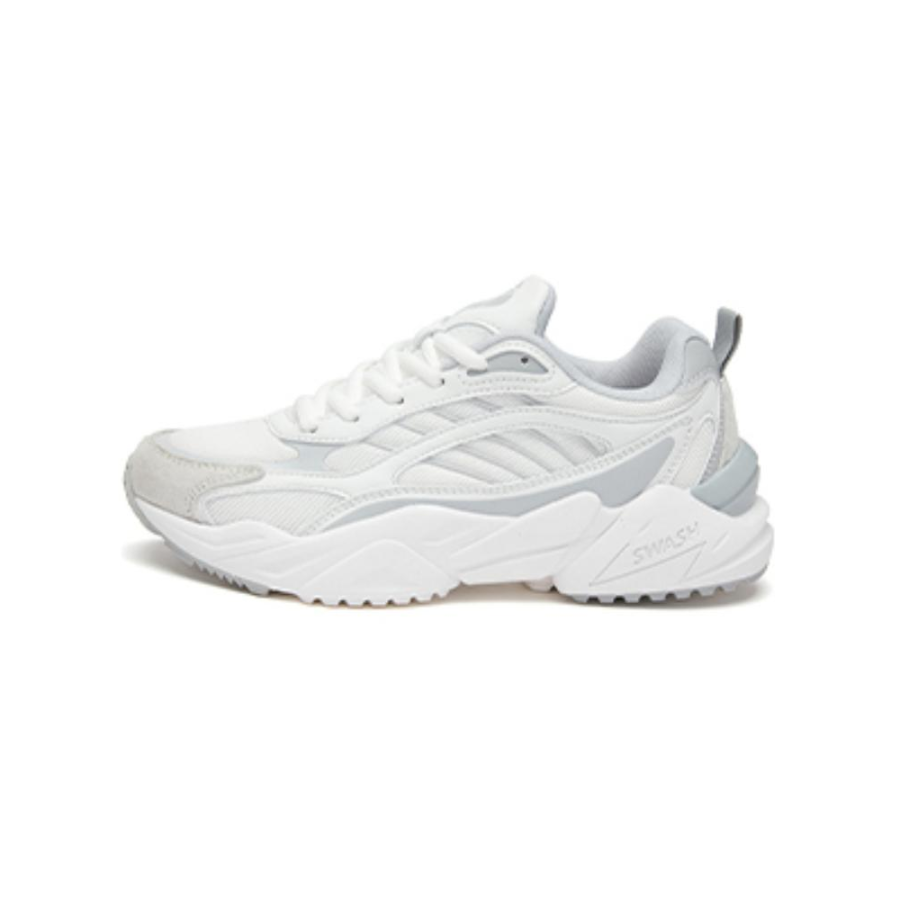 RAPIDO Slip Resistant And Breathable Low top Casual Shoes Unisex White