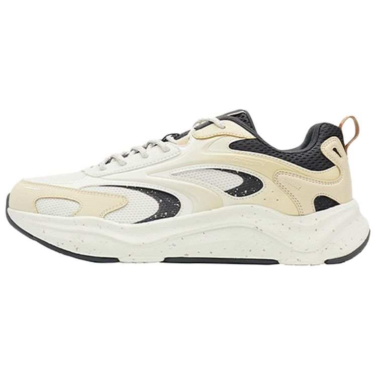 QIAODAN Breathable Lightweight Breathable And Lightweight Low top Casual Shoes Men's White Gray