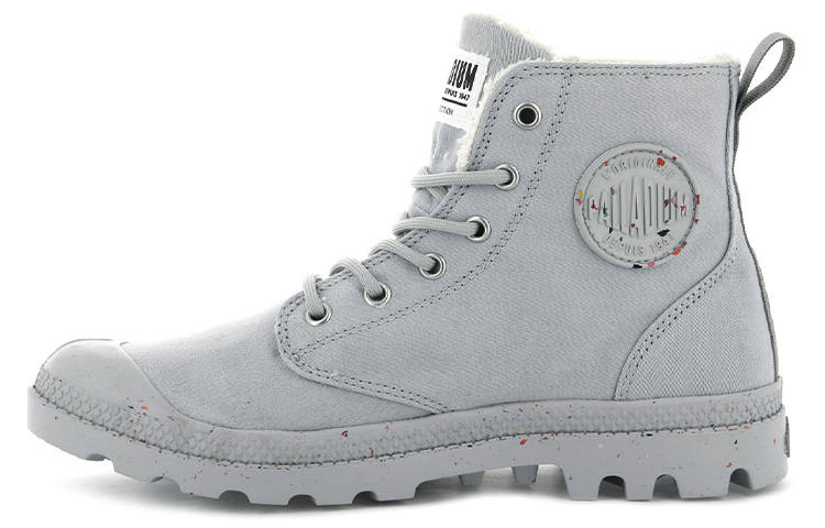 Palladium Pampa Combat Boots Unisex Gray