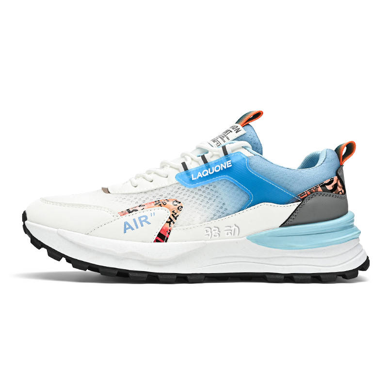 LUODONG Breathable Mesh Slip Resistant Slip Resistant Low top Casual Shoes Men's
