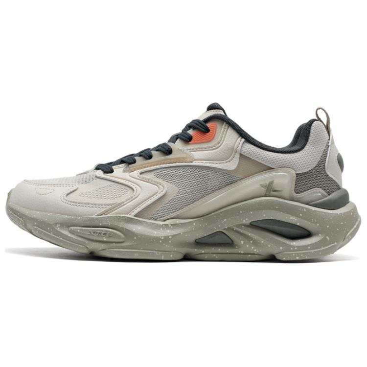 XTEP Abrasion Resistant Low top Casual Shoes Men's Light Umber