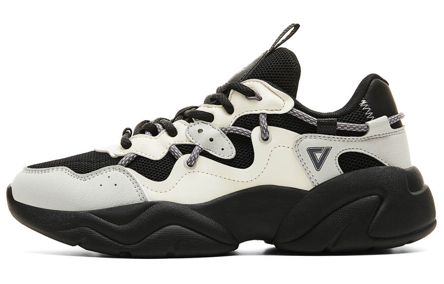 PEAK Le Yu Low top Casual Shoes Women's Beige Black Silver