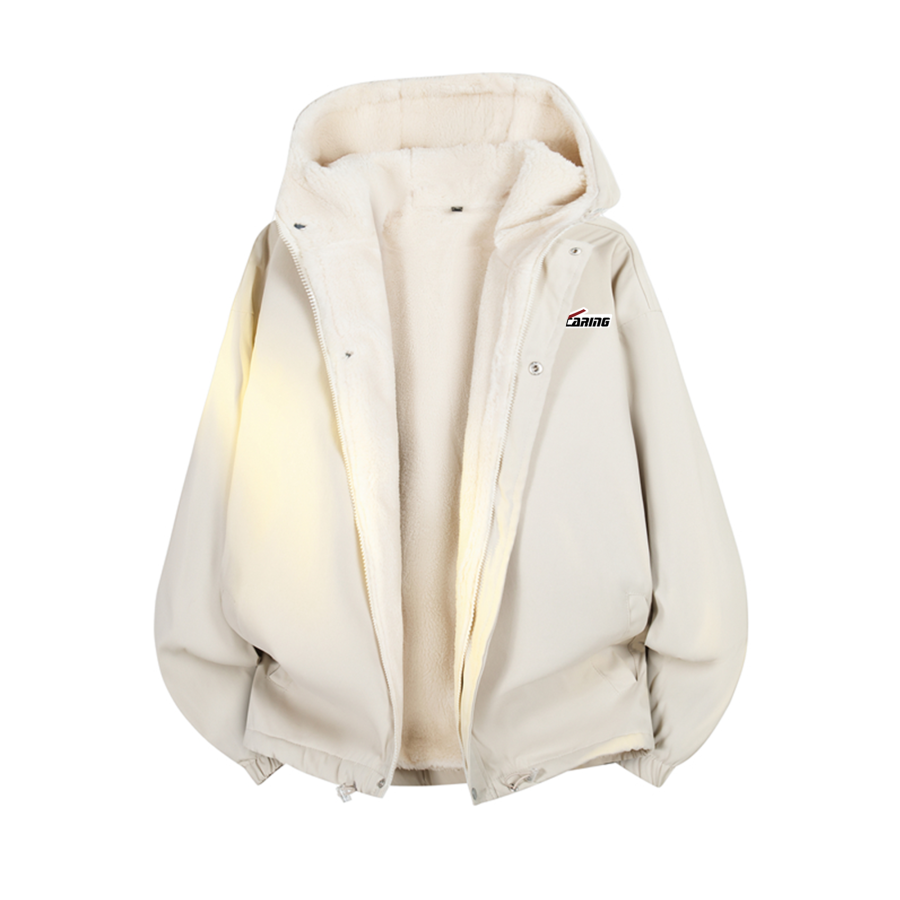 WARRIOR WARRIOR Puffer Jackets Unisex Hooded Thickened Parka Puffer Jacket