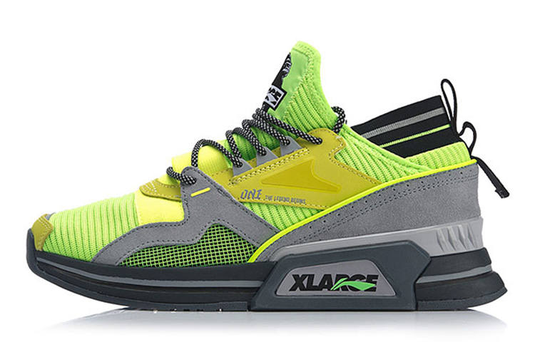 Li-Ning XLARGE x Li Ning Low top Casual Shoes Men's Neon Green