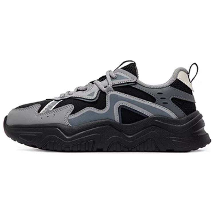 361° Abrasion Resistant Lightweight Wear resistant And Lightweight Low top Casual Shoes Women's Gray Black