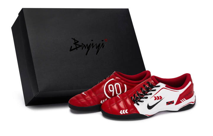 Nike Nike Total 90 IIl Abrasion Resistant Abrasion Resistant Soccer Shoes Unisex Black White Red