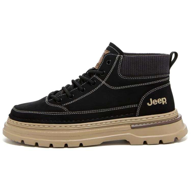 Jeep Jeep Ankle Length Combat Boots Men's Black