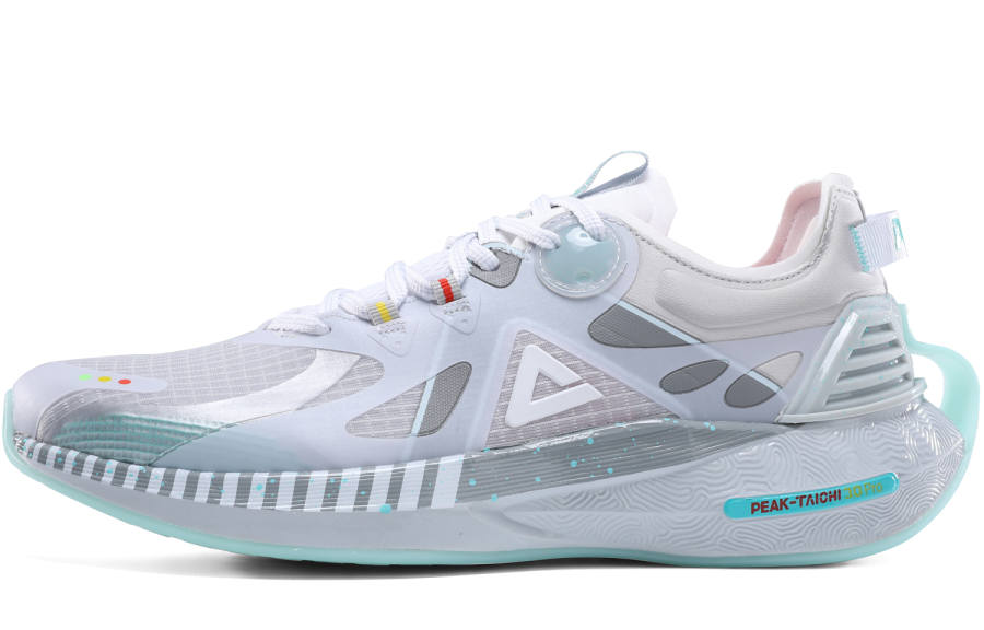 PEAK Tai Chi 3.0 Pro POG Esports Player Slip Resistant Abrasion Resistant Low top Sports Casual Shoes Men's Smoke Gray
