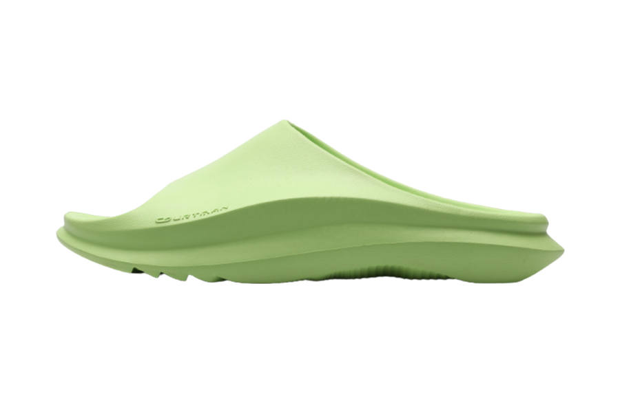 COURTMAN Luck Slip Resistant Abrasion Resistant Quiet Slide Slippers Unisex Green Lite Version