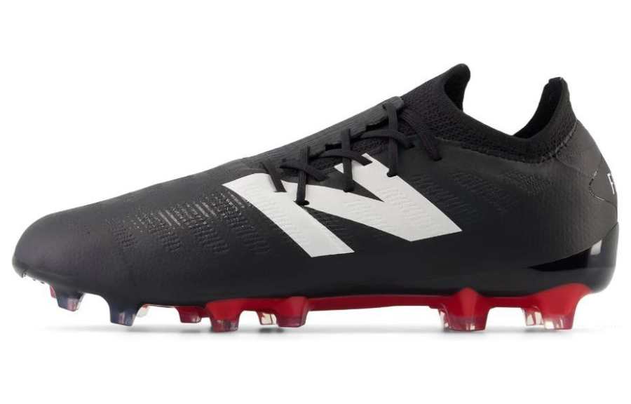 New Balance New Balance Furon V7 +Destroy HG B75 Cushioning, Wear Resistant Soccer Shoes Unisex Black Red