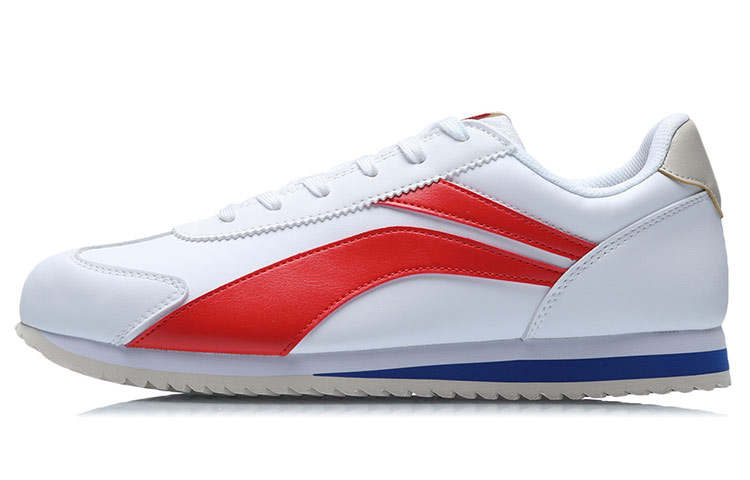 Li-Ning Li Ning 3K Running Shoes Unisex White Red Classic Casual