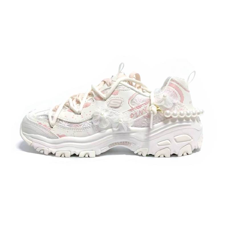 Skechers Love Of Cherry Blossom Slip Resistant Abrasion Resistant Low top Casual Shoes Women's