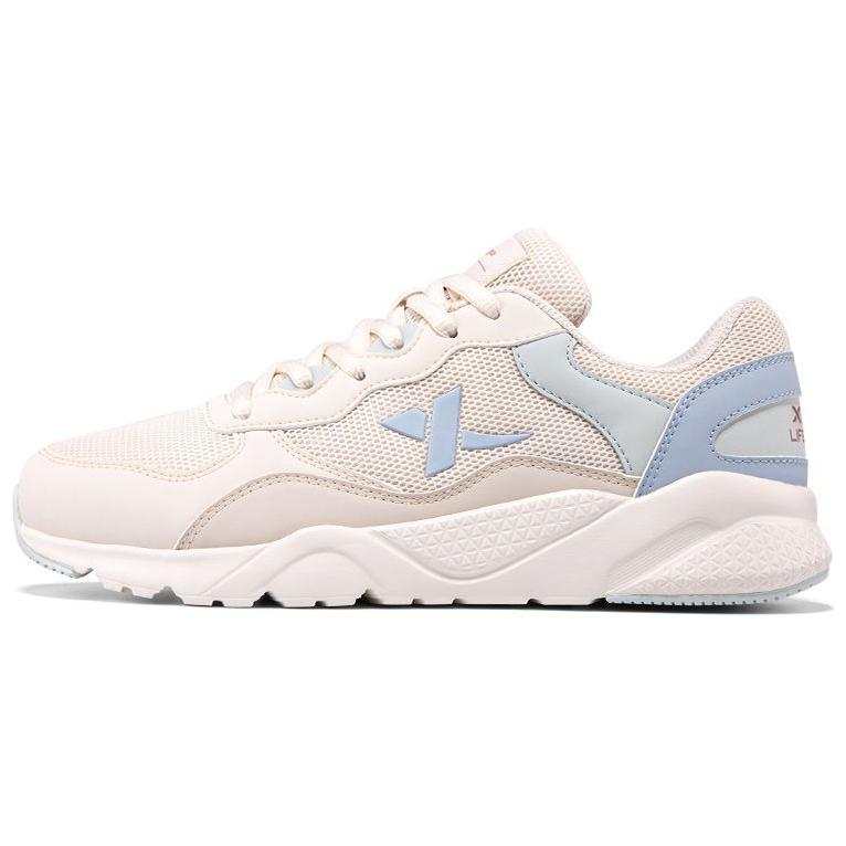 XTEP Cushioning Slip Resistant Cushioning Slip Resistant Low top Casual Shoes Women's Pink Blue