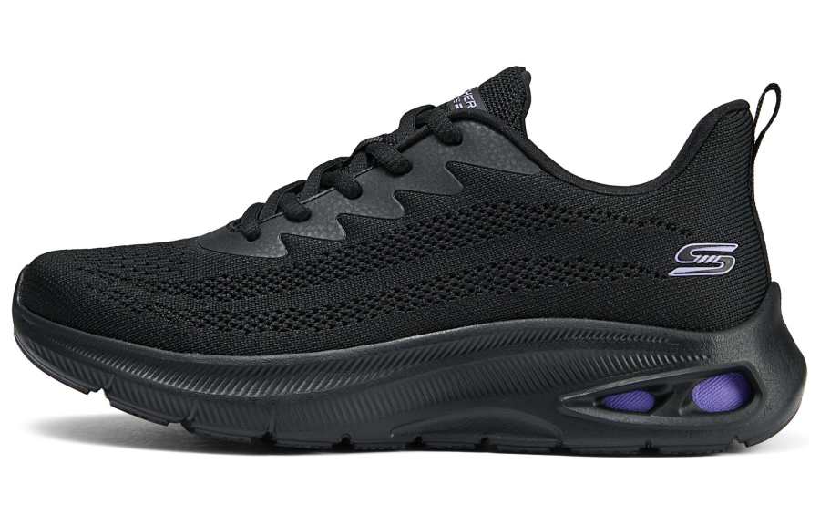 Skechers Cushioning Moisture Wicking Cushioning Moisture Wicking Low top Casual Shoes Women's Black