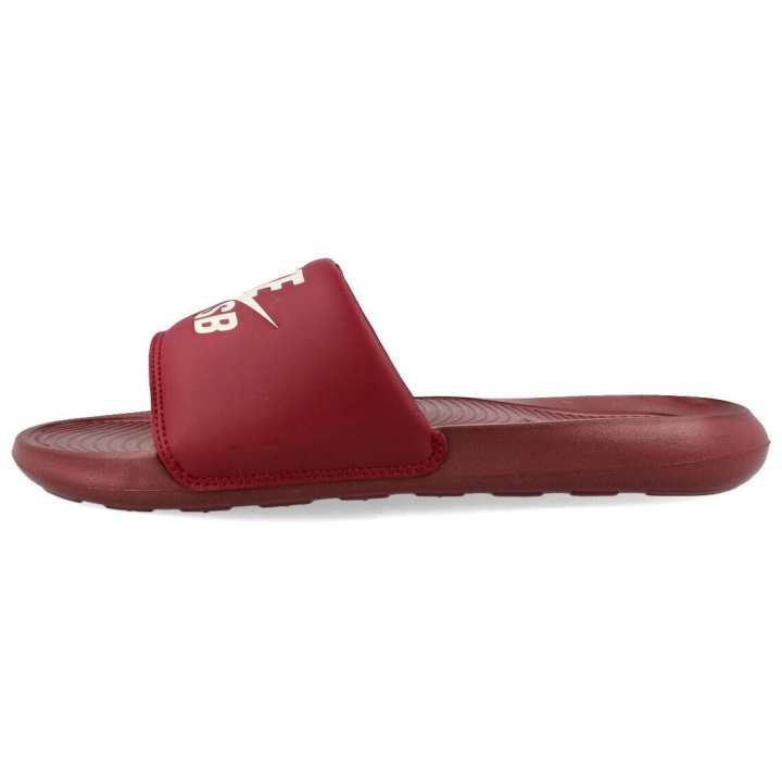 Nike Nike VICTORI ONE SLIDE Comfortable Slip Resistant Abrasion Resistant Slide Slippers Unisex Red White