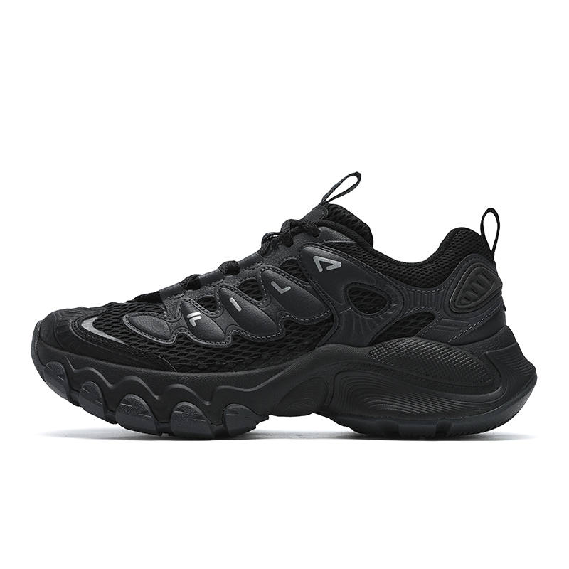 FILA TRUFFLE Mushroom Shoes Low top Chunky Sneakers Women's Black