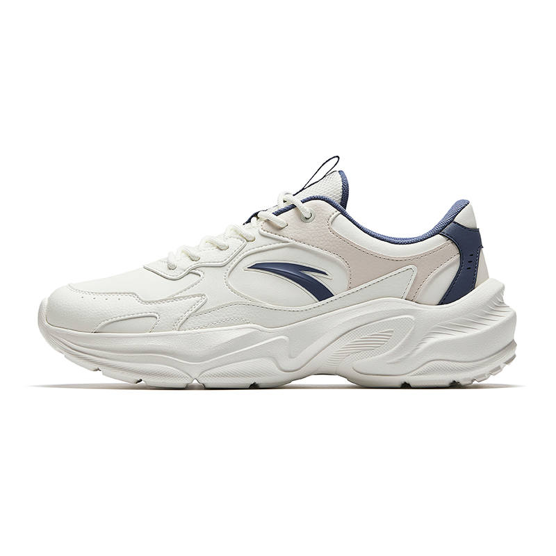 Anta Millennial Generation Slip Resistant, Abrasion Resistant, Breathable Low top Casual Shoes Men's White Blue