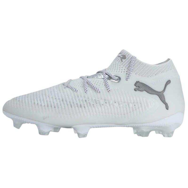 PUMA FUTURE 8 FG Firm Ground Fabric Abrasion Resistant Abrasion Resistant Soccer Shoes Unisex White