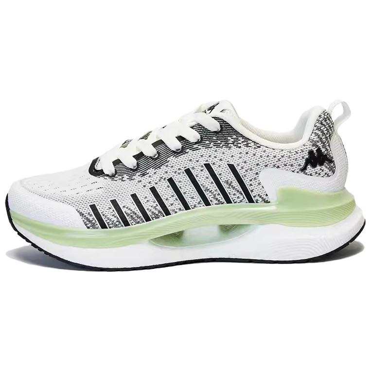 Kappa Textile, TPU Slip Resistant Abrasion Resistant Low top Casual Shoes Unisex Gray White Green